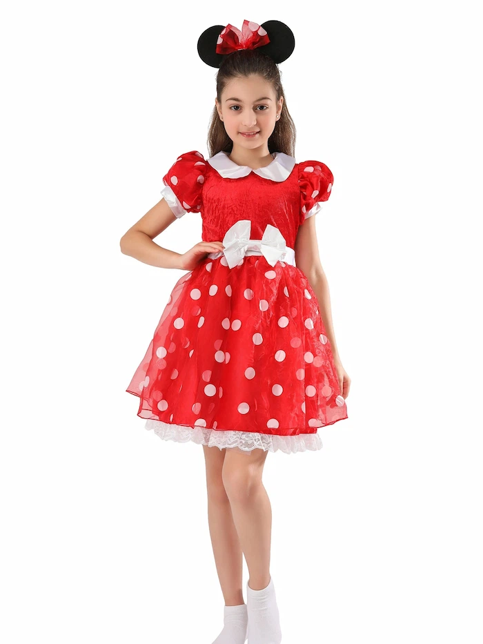 Minnie polka dot skirt3